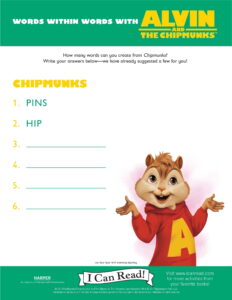 Words within Words with Alvin and the Chipmunks