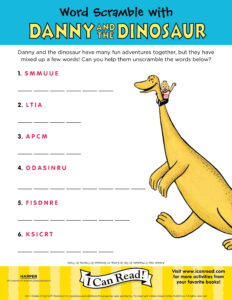 Word Scramble with Danny and the Dinosaur