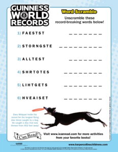 Guinness World Records: Word Scramble