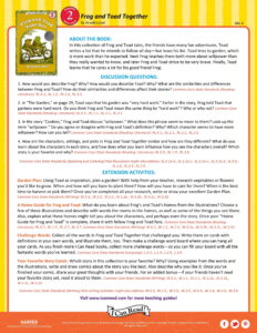 Frog and Toad Together – Teacher’s Guide
