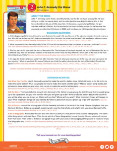 John F. Kennedy the Brave – Teacher’s Guide