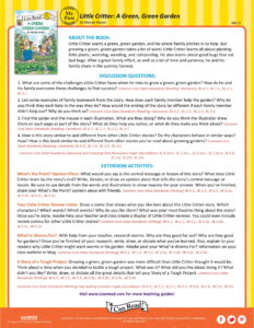 A Green, Green Garden – Teacher’s Guide