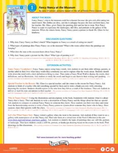 Fancy Nancy at the Museum – Teacher’s Guide
