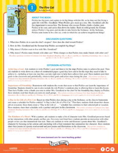 The Fire Cat – Teacher’s Guide