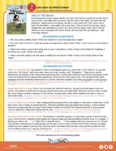 Lulu Goes to Witch School – Teacher’s Guide