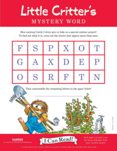 Little Critter’s Mystery Word