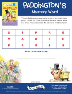 Paddington’s Mystery Word