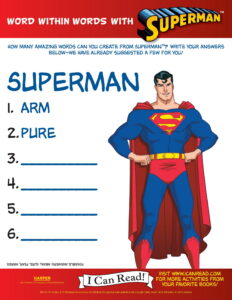 Words within Words with Superman