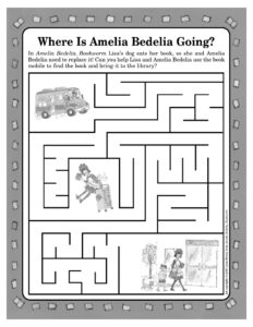Amelia Bedelia Bookworm Maze