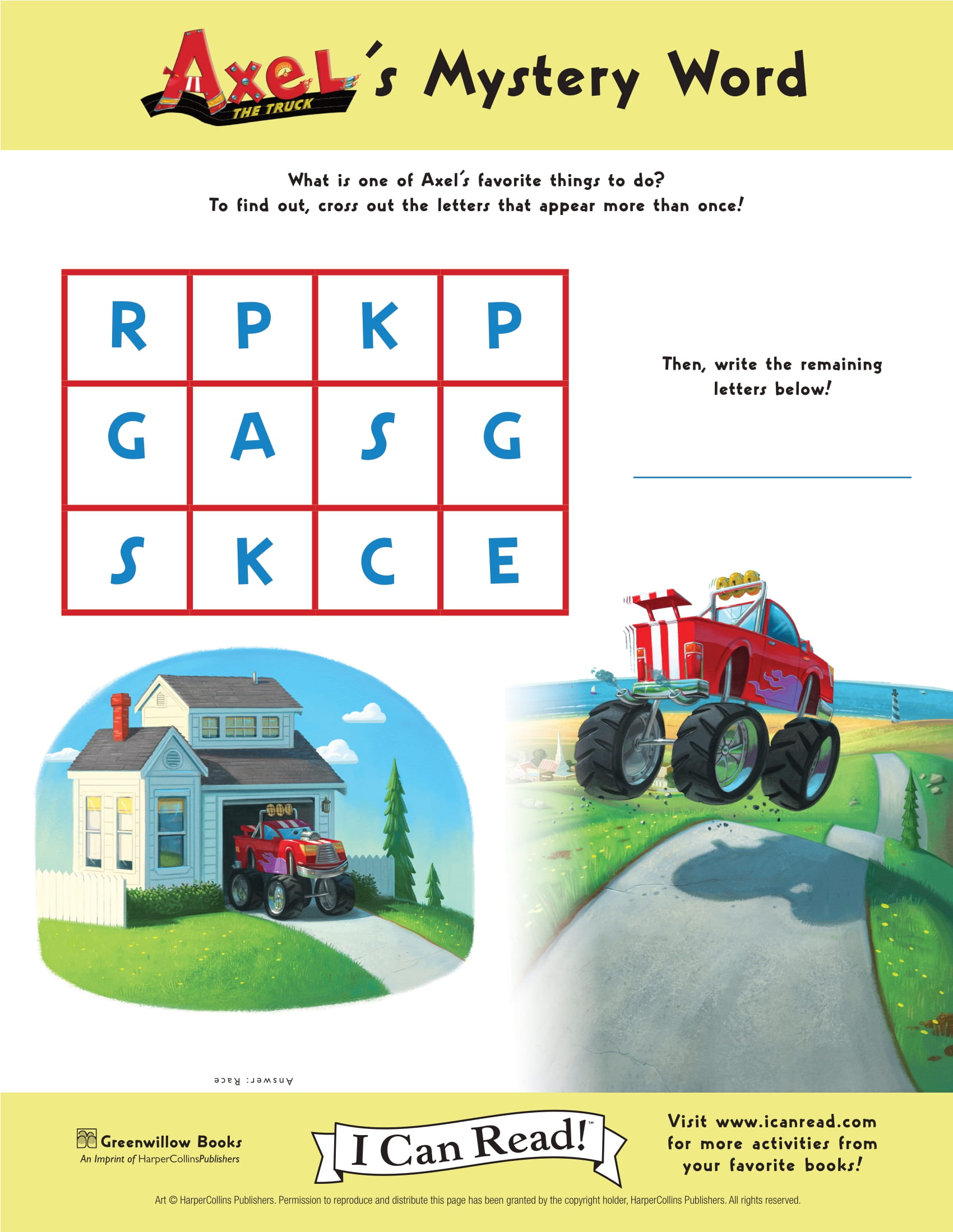 Axel’s Mystery Word