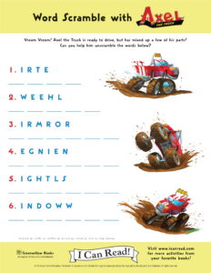 Word Scramble with Axel