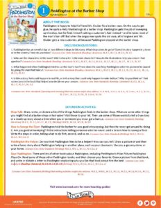 Paddington at the Barber Shop – Teacher’s Guide