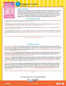 Pinkalicious: Tutu-rrific – Teacher’s Guide