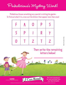 Pinkalicious’ Mystery Word