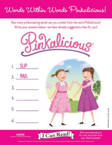 Words within Words with Pinkalicious