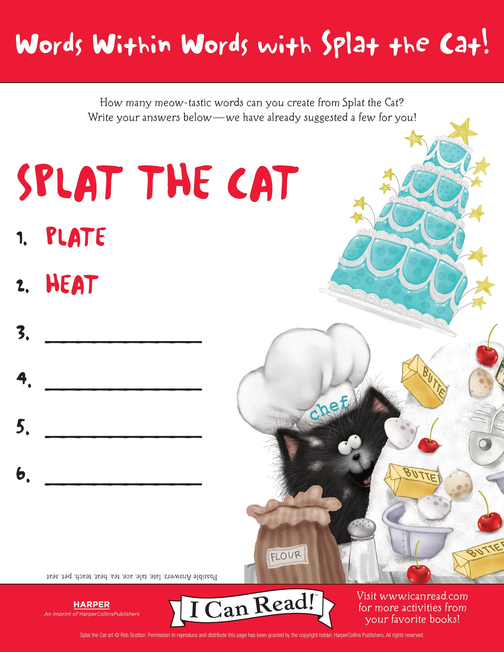 Words within Words with Splat the Cat